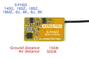 Micro RX800 PRO 8CH 2.4 G Receptor FPV rețelelor conținând metal Receptor Compatibil Futaba S-FHSS T4YF T6J T6K T10J T14SG T18MZ T18SZ FUTABA S-FHSS