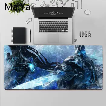 Maiya Calitate de Top World of Warcraft WOW Lich King Laptop Gaming mouse Mousepad Transport Gratuit Mari Mouse Pad Tastaturi Mat