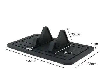 Vertical Pad Silicon Non-alunecare de Bord Mat Telefon Mobil Mount Titularului Cradle Dock Pentru Telefon Universal Pentru Tablete D20