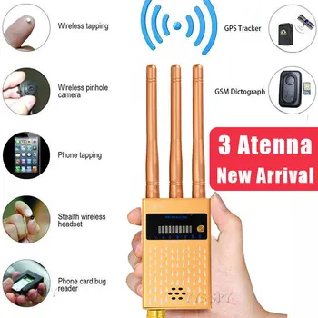 Antena 3 Professional Anti Spy Detector RF Semnal CDMA Finder Pentru GSM Bug Tracker GPS, Camera Wireless Ascunsa cu urechea