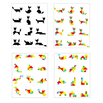 Copii Magnetic Puzzle Carte de Jucarii din Lemn Forme Bord Copiii Devreme de Jucarii Educative de Dezvoltare Puzzle Magnetic, Puzzle