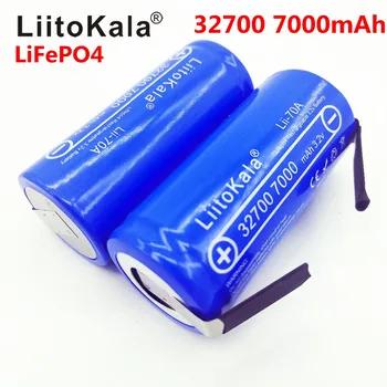 LiitoKala Lii-70A 3.2 V 32700 7000mAh LiFePO4 Baterie 35A Descărcare Continuă Maximă 55A baterie de Mare putere+Nichel foi