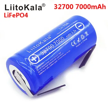 LiitoKala Lii-70A 3.2 V 32700 7000mAh LiFePO4 Baterie 35A Descărcare Continuă Maximă 55A baterie de Mare putere+Nichel foi