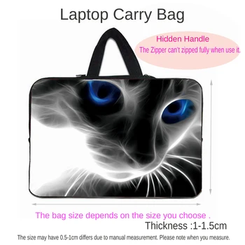 Universal Laptop 13 14 15 17 Notebook Bag Tableta de 10 12 11.6 Chromebook Transporta Geanta Caz Acoperire pentru Macbook HP, DELL, MSI