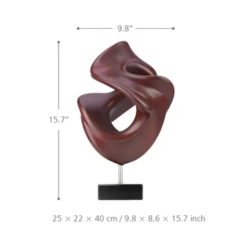 Rezumat Rășină Statuie de Artă Modernă Sculptură de Artă realizate Manual Decor Office Home Decor Figurine Cadou de accesorii de origine