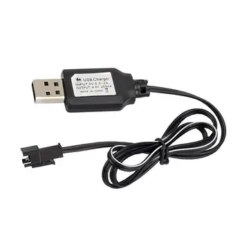 YUKALA 3.6 V si 4.8 V 6.0 V 7.2 V 9.6 V Ni-CD/Ni-MH acumulator reîncărcabil USB încărcător/cablu de încărcare USB cu SM/ECS/TAMIYA Plug 2 buc