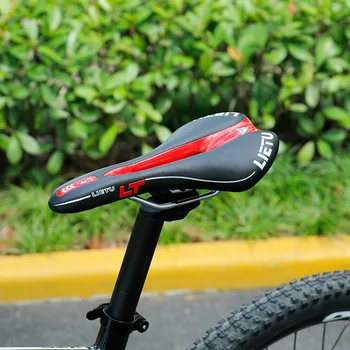 Noua Șa de Bicicletă Ergonomică MTB Biciclete Rutier Perforat Scaunul de Spuma Capitonat Piele PU Textura Oțel Feroviar Ciclu Accesorii