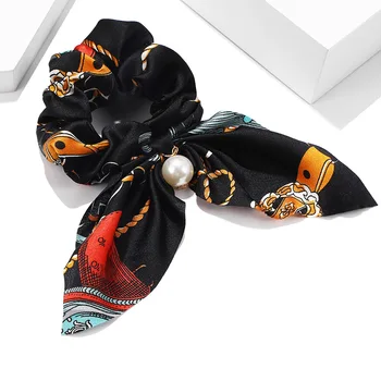Boem Etnice, Bijuterii De Păr Coreea Style Moda Accesorii De Par Pearl Pentru Gifrls Flori Elasticele Pachet Legături De Păr Banda De Păr