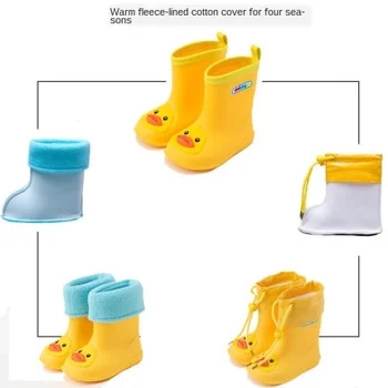 Cizme de ploaie copii, Pantofi pentru Copii Toddler Girls Rainboots Copil Desene animate baieti Pantofi Pantofi de Apă rezistent la apa de Ploaie Boot