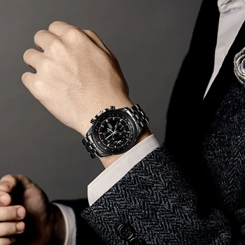 Toate Otel Bărbați Cuarț Ceas de Lux Business Casual Ceas din Oțel Inoxidabil Ceasuri pentru Bărbați Relogio Masculino