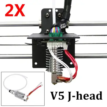 2 buc/set 12V 40W 0,4 mm V5 J-cap Hotend Kit Actualizate Direct de tip Hotend Kit Extruder pentru ANYCUBIC pentru I3 Mega Imprimantă 3D