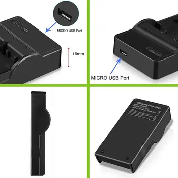 NP-FW50 incarcator USB Pentru Sony NEX-3 NEX-3N NEX-5 NEX-5T NEX-6 NEX-7 NEX-C3 NEX-F3 Camera încărcător de Baterie