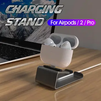 De aluminiu Suport de Încărcare Pentru Airpods 2 Pro Mini Birou Încărcător Stație de Andocare Mobil Masă Suport de Telefon pentru iPhone 5 6 7 8 X 11 SE