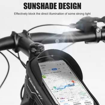 1,5 L EVA Biciclete MTB Sac Touchscreen Cadru de Bicicletă Shell Pungi de Ciclism Impermeabil Fata de Sus a Tubului Caz Telefon Accesorii pentru Biciclete
