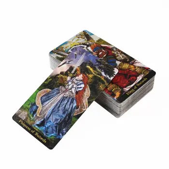 Tarot Illuminati Kit de 78 de Cărți Punte Soarta Divinație Petrecere de Familie Tabla de Joc Jucărie N58B