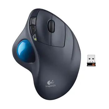 Logitech M570 2.4 GHz Wireless Mouse Trackball 540DPI Ergonomic Mouse-ul pentru Desktop, Laptop, PC, Calculator de Desen Profesionale Mouse-ul