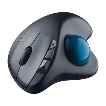 Logitech M570 2.4 GHz Wireless Mouse Trackball 540DPI Ergonomic Mouse-ul pentru Desktop, Laptop, PC, Calculator de Desen Profesionale Mouse-ul