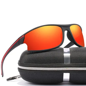 Înfășurați în Jurul Polarizat ochelari de Soare Sport Om UV400 Oglindă de Siguranță în aer liber Nuante Clasice, Elegante, Ochelari de Soare, Cu acces Gratuit la Cutie