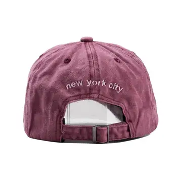 OZyc Nisip spălat bumbac șapcă de baseball hat pentru femei barbati vintage tata hat NEW YORK broderie scrisoare de sport în aer liber capace