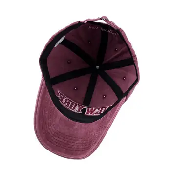 OZyc Nisip spălat bumbac șapcă de baseball hat pentru femei barbati vintage tata hat NEW YORK broderie scrisoare de sport în aer liber capace