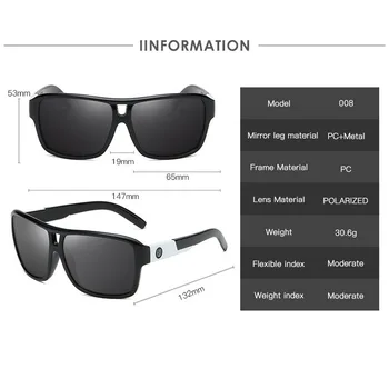 Noi Oamenii Polarizat ochelari de Soare Brand de Lux de Designer de Conducere/Sport în aer liber Polarizat ochelari de soare Barbat/Femei UV400 Ochelari de protecție