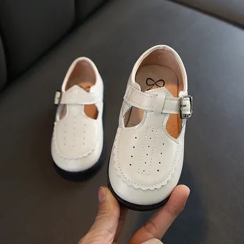 2020 Toamna De Moda Hollow Non-Alunecare De Copii Pantofi Pentru Fetita Petrecere Pantofi Baieti Copii Din Piele Pantofi 1 2 3 4 5 6 Ani