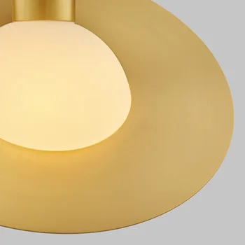 Modern Minge de Sticlă Pandantiv Lampă cu Led-uri Nordic de Aur Agățat de Iluminat Planeta Dormitor Noptieră Luna de Prindere Acasă Decorare Lumina de interior