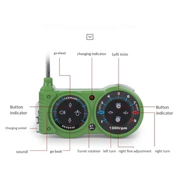 1:72 Mini RC Rezervor Remote Radio Control Panzer Vehicul Blindat Copii Electronice Jucării pentru Băieți
