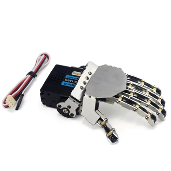 Robot umanoid de Mână cu Cinci Degete/Metal Manipulator Arm/Mini Bionic Prindere/Accesorii Auto/Stânga/Dreapta/DIY
