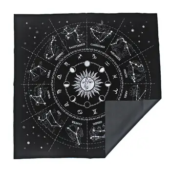 Tarot Carti De Joc Fata De Masa 12 Constelații Astrologie Punte De Bord Jocuri Soarta Divinație Pentru Consilieri Psihologice Magicieni