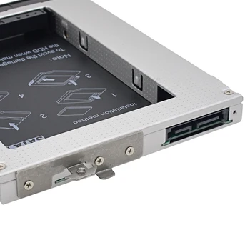 TISHRIC 2 2.5 HDD DVD pe Hard Disk SSD Caddy SATA 12.7 mm Pentru HP Probook 6360B 6435B Adaptor CD-ROM-ul Optic Bay Cabina de Caz
