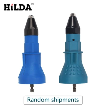 HILDA Electric Riveter Arme Instrument de Nituire fără Fir Nituire Burghiu Adaptor Introduce Piulița Instrument de Nituire Drill Adapter