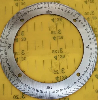 1buc. diametru exterior:130mm 360 de grade dial Oțel disc