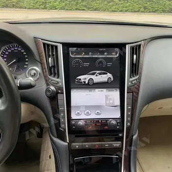 Ecran vertical Tesla Stil Android 9.0 Auto Multimedia Player Pentru Infiniti Q50L-2019 auto GPS Navi Radio stereo BT unitatea de cap
