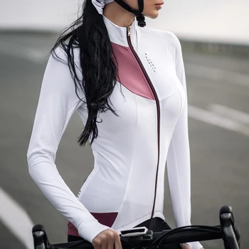 Santic Femeile Ciclism, Jachete Pro Fit CALD+ Tesatura de Echitatie Lână de Echitatie Biciclete MTB Straturi Ține de Cald dimensiunea Asia L9C01107