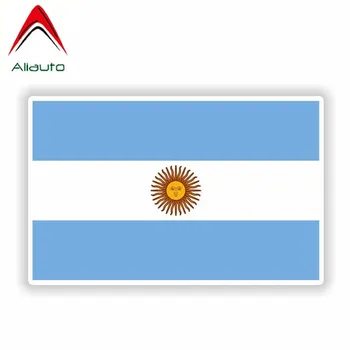 Aliauto Personalitate Corpul Autocolant Auto Argentina Flag de protecție Solară rezistent la apa Reflectorizante Decor Decal Accesorii PVC,14cm*9cm