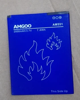 Original AMGOO AM551 telefon baterie 3.7 V 2000mah pentru AMGOO AM551 Quad Core 5.0 inch Android Telefon Mobil-transport gratuit
