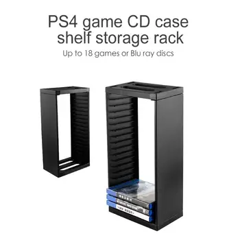 Jocuri de Stocare pe Disc Turn Caz Stand de CD-uri Suport fixare Maximă de 18 jocuri/Blu-ray discuri pentru PS4 Slim Pro Joc de Consola