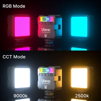 Ulanzi VL49 Plin de Culoare LED-uri RGB Video Lumina 2500K-9000K 800LUX Magnetic Mini Umple de Lumină Extinde Rece 3 Pantof 2000mAh Tip-c Port