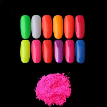 En-gros de Colorat Fluorescență Pigment Pulbere de Fosfor Colorant Fluorescent Săpun,Nu Strălucește în întuneric,DIY Unghii Sclipici 500g