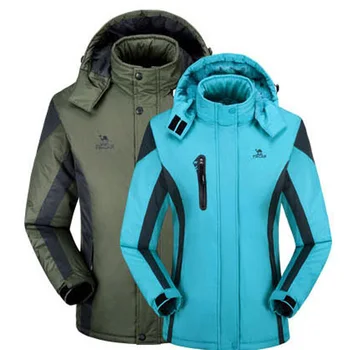 Toamna Iarna femei bărbați sacou cald, Hanorace, paltoane pentru femei jaqueta termică Canadiană femeie jachete de Catifea Waterproof, Windproof