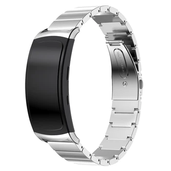 Sport din Otel inoxidabil stil Ceas Banda Curele pentru Samsung Gear Fit 2 Fit2 Pro Inteligent Watchband de Metal brățară Brățară Înlocuiți Cureaua