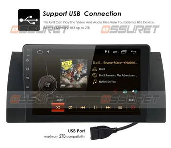 Android 10 4G 64G Car DVD Player Pentru BMW X5 E39 E53 GPS audio stereo de navigare ecran multimedia unitate cap nodvd rds dvr 2+32