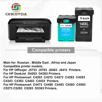 Oda compatibil pentru HP 140 141 pentru 5363 D4263 6413 J5783 J5783 J6413 C4283 C4343 C5283 D5363 printer