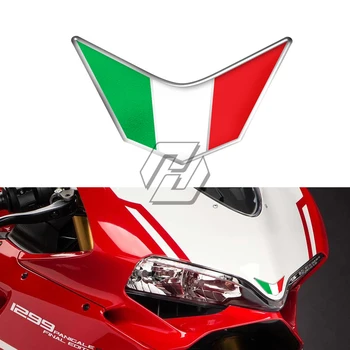 3D Rășină Motocicleta Carenaj Fata Decalcomanii Italia Autocolant Caz pentru Ducati 959 969 1199 1299 PANIGALE V4 S R SUPERSPORT