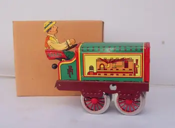 Stil antic Tin Jucării de Vânt de Până Jucării Roboți de fier Metal Modele pentru Copii/Adult Decor Acasă Ambarcațiuni MS809 tractor