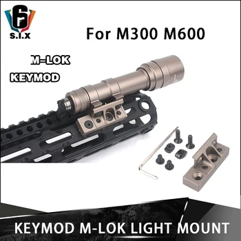 Softair Lanternă Tactică Muntele Mlok Keymod Rollover Montare Ușoară Pentru Surfire Scout Lumina M300 M600 M300V M600V M600DF M600B