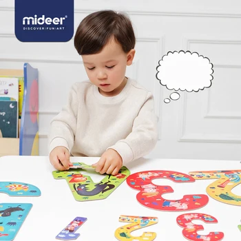 MiDeer Copii Jocuri de Puzzle de Învățământ Copilul 2 ani+ 15BUC Numărul Inteligența Creatoare Basm Frumos Ambalare Cadouri Pentru Copii