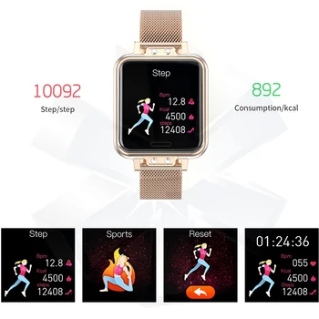 LIGE 2020 Nou Ceas Inteligent Femei Rata de Inima Femei Ciclul Menstrual Multifuncțional Doamnelor Smartwatch Tracker de Fitness Pentru Android IOS