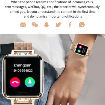 LIGE 2020 Nou Ceas Inteligent Femei Rata de Inima Femei Ciclul Menstrual Multifuncțional Doamnelor Smartwatch Tracker de Fitness Pentru Android IOS